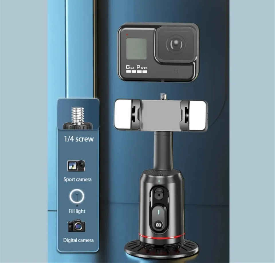 Estabilizador Q02 360° para Lives e TikTok